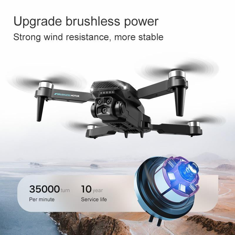 YCMDCGIE LU900 Drone with Dual HD Cameras Gesture Control Foldable Design Rechargeable Battery Wifi FPV Live Video Ideal for Vlogging Perfect Gift for Boys and Girls